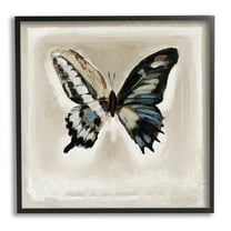 Stupell Industries Bold Butterfly Insect Painting Black Framed Art Print Wall Art, Design by Stacy D'Aguiar