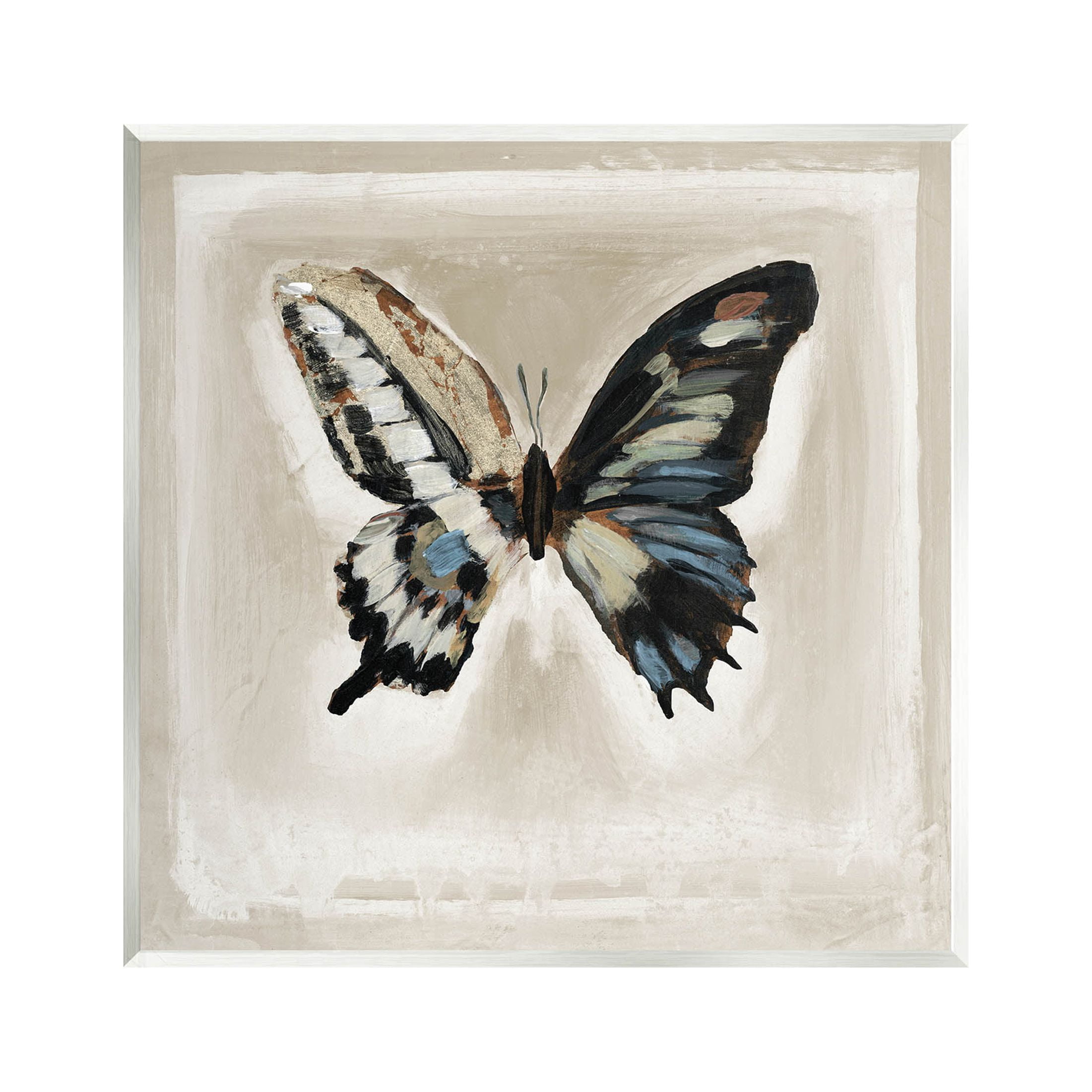 Stupell Industries Bold Butterfly Insect Painting Unframed Art Print Wall Art, Design by Stacy D'Aguiar