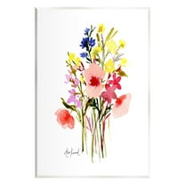 Stupell Industries Bold Cottage Bunches Botanical & Floral Painting Unframed Art Print Wall Art, 10 x 15