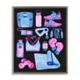 thumbnail image 1 of Stupell Industries Eclectic Bold Exercise Equipment Brown Floating Frame Canvas Art, 17 x 21, by Melissa Wang, 1 of 8
