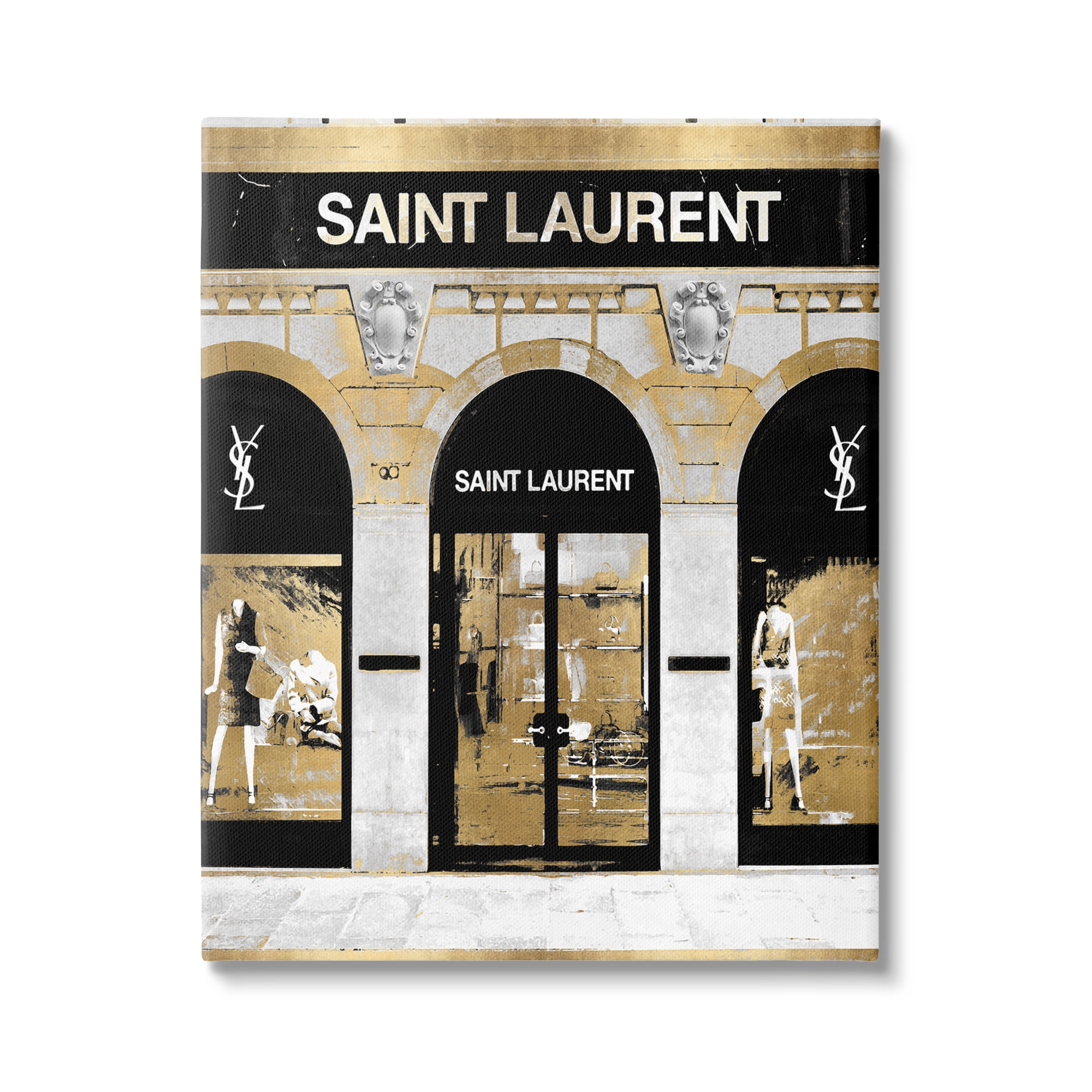 Stupell Industries Bold Fashion Storefront Glam City Mannequin Clothing Canvas Wall Art, 16 x 20, Design by Madeline Blake