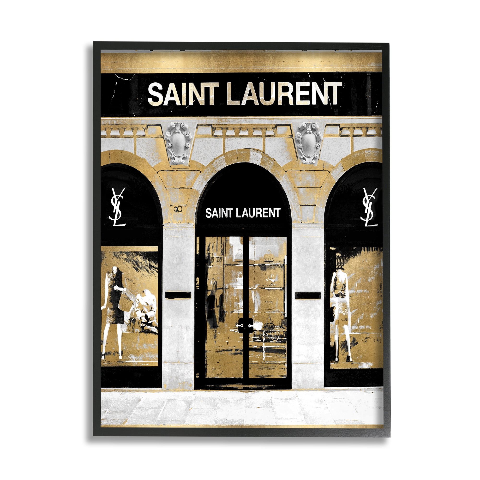 Bold Fashion Storefront Glam City Mannequin Clothing Town & City Photograph Framed Art Print Wall Art
