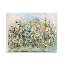 Stupell Industries Bold Garden Blooms Floral Painting Unframed Art Print Wall Art, 14 x 11