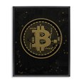 thumbnail image 1 of Stupell Industries Art Deco Bold Golden Digital Currency Black Floating Frame Canvas Art, 17 x 21, by Svetlana Aleynikova, 1 of 8