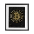 thumbnail image 1 of Stupell Industries Art Deco Bold Golden Digital Currency Black Framed Print Under Glass, 13 x 16, by Svetlana Aleynikova, 1 of 8