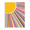 thumbnail image 1 of Stupell Industries Bold Iris Sunbeams Geometric Abstract Angular Shapes,10 x 15, Design by Lisa Perry Whitebutton, 1 of 5