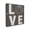 thumbnail image 1 of Stupell Industries Bold Love Text Distressed Pumpkin Symbol Typography Painting Gallery Wrapped Canvas Art Print Wall Art, 24 x 24, 1 of 6