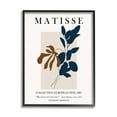 thumbnail image 1 of Stupell Industries Bold Modern Botanicals Leaf Silhouettes Matisse Text Framed Wall Art, 16 x 20, Design by Ros Ruseva, 1 of 7
