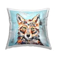 thumbnail image 1 of Stupell Industries Bold Modern Coyote Portrait Printed Throw Pillow Design by Jen Seeley, 1 of 6