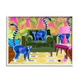 thumbnail image 1 of Stupell Industries Bold Modern Lemur Pop Style Furniture Botanical Pattern , 20 x 16, Design by Lynnda Rakos, 1 of 6