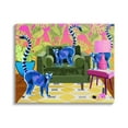 thumbnail image 1 of Stupell Industries Bold Modern Lemur Pop Style Furniture Botanical Pattern , 48 x 36, Design by Lynnda Rakos, 1 of 6