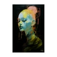 thumbnail image 1 of Stupell Industries Bold Modern Visage Novelty Painting Gallery Wrapped Canvas Art Print Wall Art, 16 x 24, 1 of 8