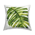 thumbnail image 1 of Stupell Industries Bold Monstera Leaf Tropical Printed Throw Pillow Design by Melonie Miller, 1 of 4