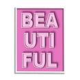 thumbnail image 1 of Stupell Industries Bold Motivational Beautiful Text Inspirational Painting White Framed Art Print Wall Art, 16 x 20, 1 of 9