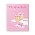 thumbnail image 1 of Stupell Industries Bold Pink Tequila Shots Kitchen Cocktail Typography Graphic Art Gallery Wrapped Canvas Print Wall Art, Design by Birch&Ink, 1 of 7