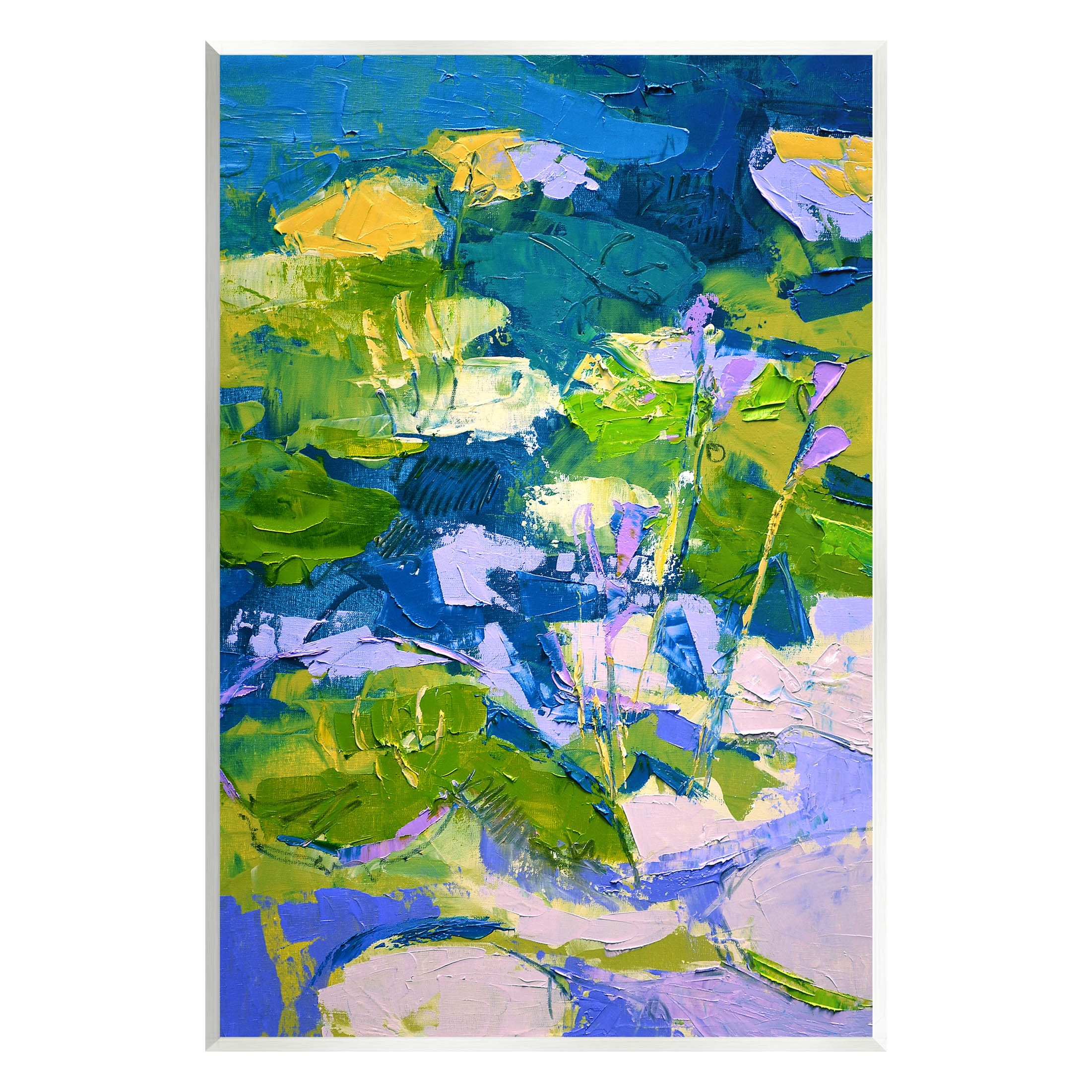 Stupell Industries Bold Pond Botanicals Lotus Flowers Painting Unframed Art Print Wall Art, Design by Dorothy Fagan