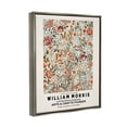 thumbnail image 1 of Stupell Industries Bold Red Flowers Pattern Intertwining Stems Text Flyer Luster Gray Framed Floating Canvas Wall Art, 24x30, by Ros Ruseva, 1 of 5