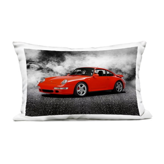 Stupell Industries Bold Red Sports Car Design by Mark Rogan Throw Pillow