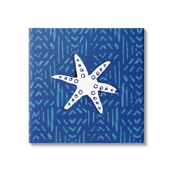 Stupell Industries Bold Starfish Coastal Beach Life Graphic Art Gallery Wrapped Canvas Print Wall Art, Design by Mercedes Lopez Charro