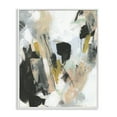 thumbnail image 1 of Stupell Industries Bold Streaks of Paint Abstract Painting White Framed Art Print Wall Art, 11 x 14, 1 of 2