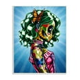 thumbnail image 1 of Stupell Industries Bold Style Detailed Tattooed Girl Green Hair Butterfly Wood Wall Art, 13 x 19, Design by Nicholas Ivins, 1 of 6