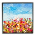 thumbnail image 1 of Stupell Industries Bold Summer Blooming Flower Field Under Cloudy Sky, 24 x 24, Design by Jill Martin, 1 of 7