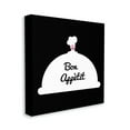 thumbnail image 1 of Stupell Industries Bon Appetit Phrase Mustache Chef Modern Design Food & Beverage Painting Gallery Wrapped Canvas Print Wall Art, 36 x 36, 1 of 6