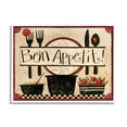 thumbnail image 1 of Stupell Industries Bon Appetit Phrase Vintage Kitchen Cooking Charm , 24 x 30,Design by Dan DiPaolo, 1 of 7