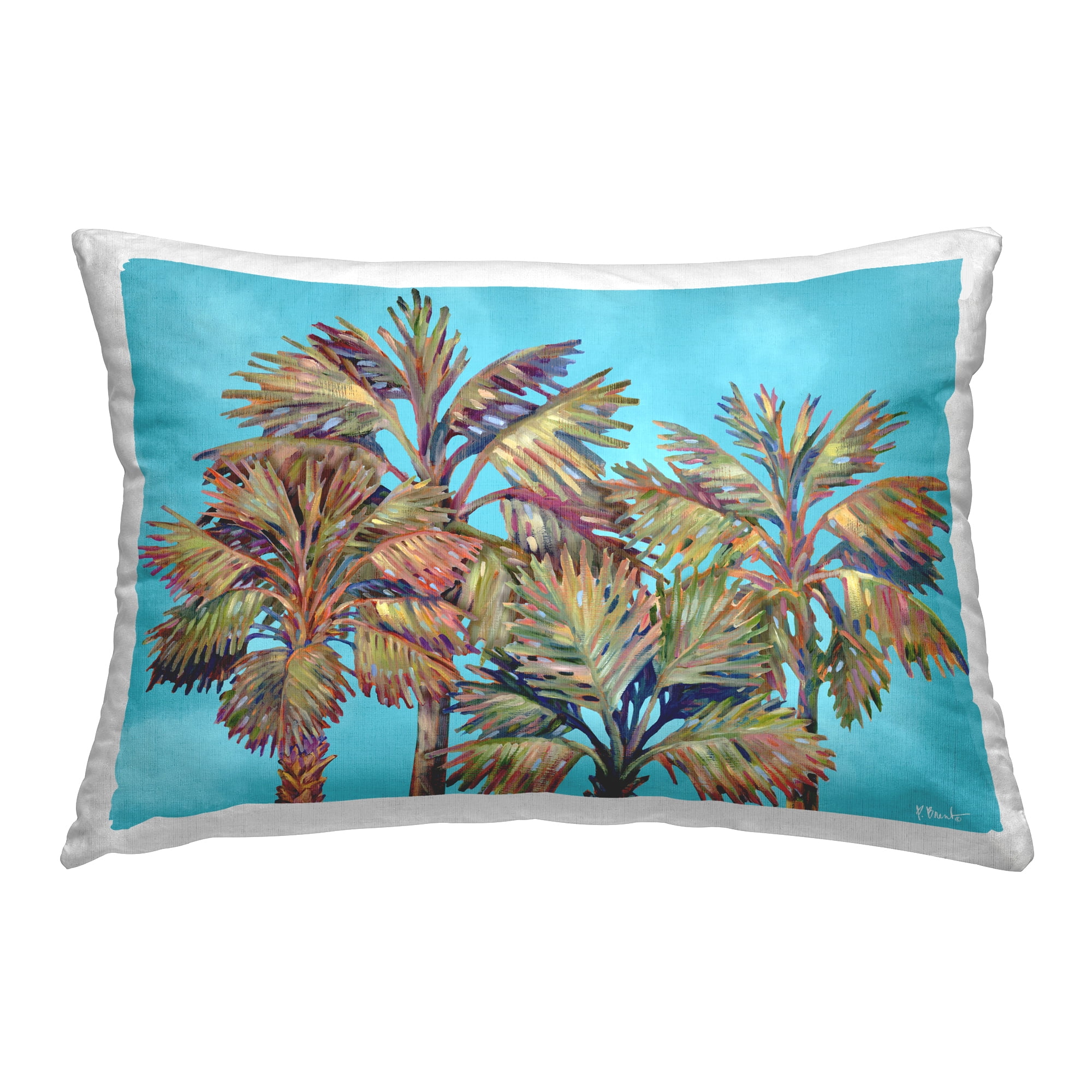 Stupell Industries Bondi Beach Palms Decorative Printed Throw Pillow Design by Paul Brent.
