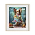 thumbnail image 1 of Stupell Industries Glam Bone Appetit Dog Magazine Parody Birch Framed Print Under Glass, 13 x 16, by Grotto Studios, 1 of 8