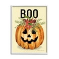 thumbnail image 1 of Stupell Industries Boo Seasonal Halloween Flowers Holiday Painting White Framed Art Print Wall Art, 1 of 5