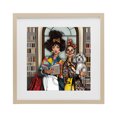 thumbnail image 1 of Stupell Industries Contemporary Bookish Girls at Library Birch Framed Print Under Glass, 13 x 13, by Tara Boone, 1 of 8