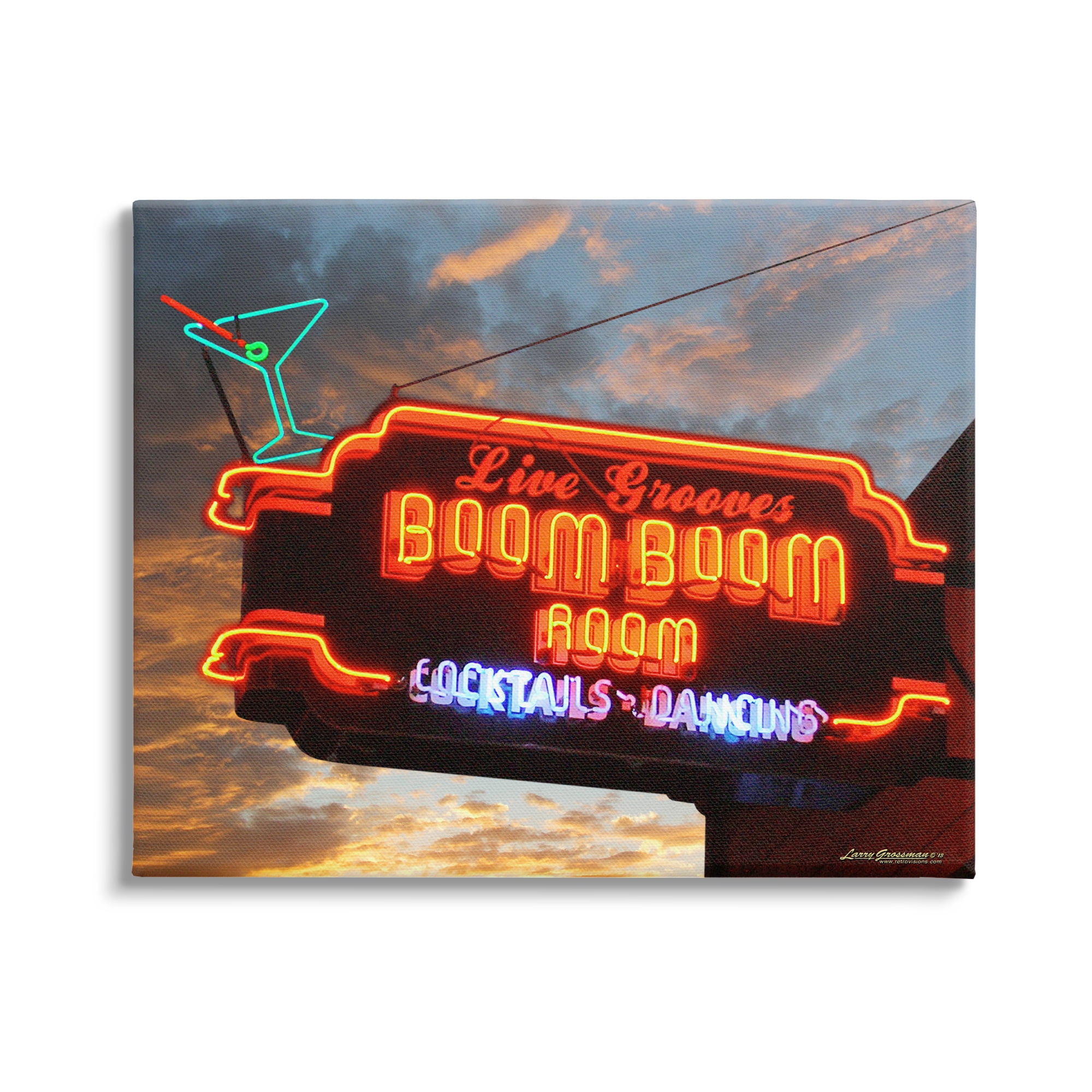 Stupell Industries Boom Room Cocktail Bar Food & Beverage Photography Gallery Wrapped Canvas Art Print Wall Art, 48 x 36