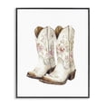 thumbnail image 1 of Stupell Industries Southwestern Boots in Bloom Black Framed Giclee Art, 24 x 30, by Svetlana Aleynikova, 1 of 8