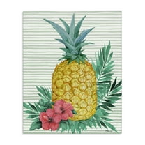 Stupell Industries Bora Bora Pineapple Canvas Wall Art design by Paul Brent, 20 x 16
