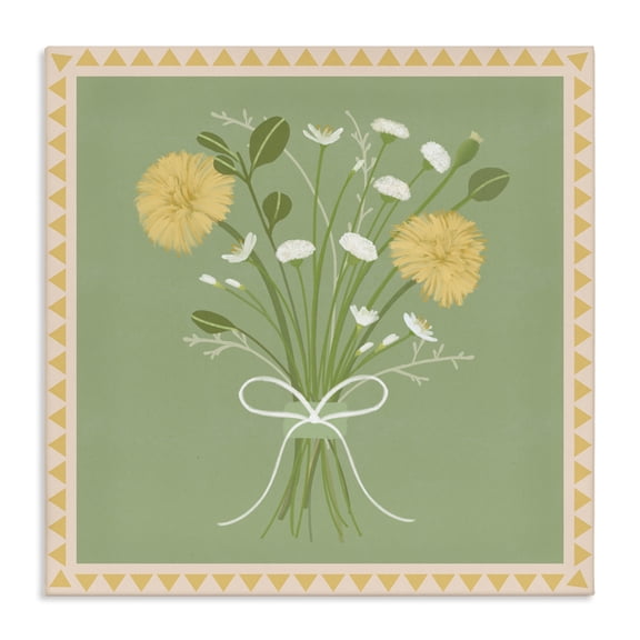 Stupell Industries Bordered Spring Bouquet Canvas Wall Art, design by Adrienne Morris