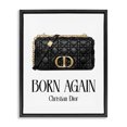 thumbnail image 1 of Stupell Industries Contemporary Born Again Christian Bag Black Floating Frame Canvas Art, 17 x 21, by Ziwei Li, 1 of 8