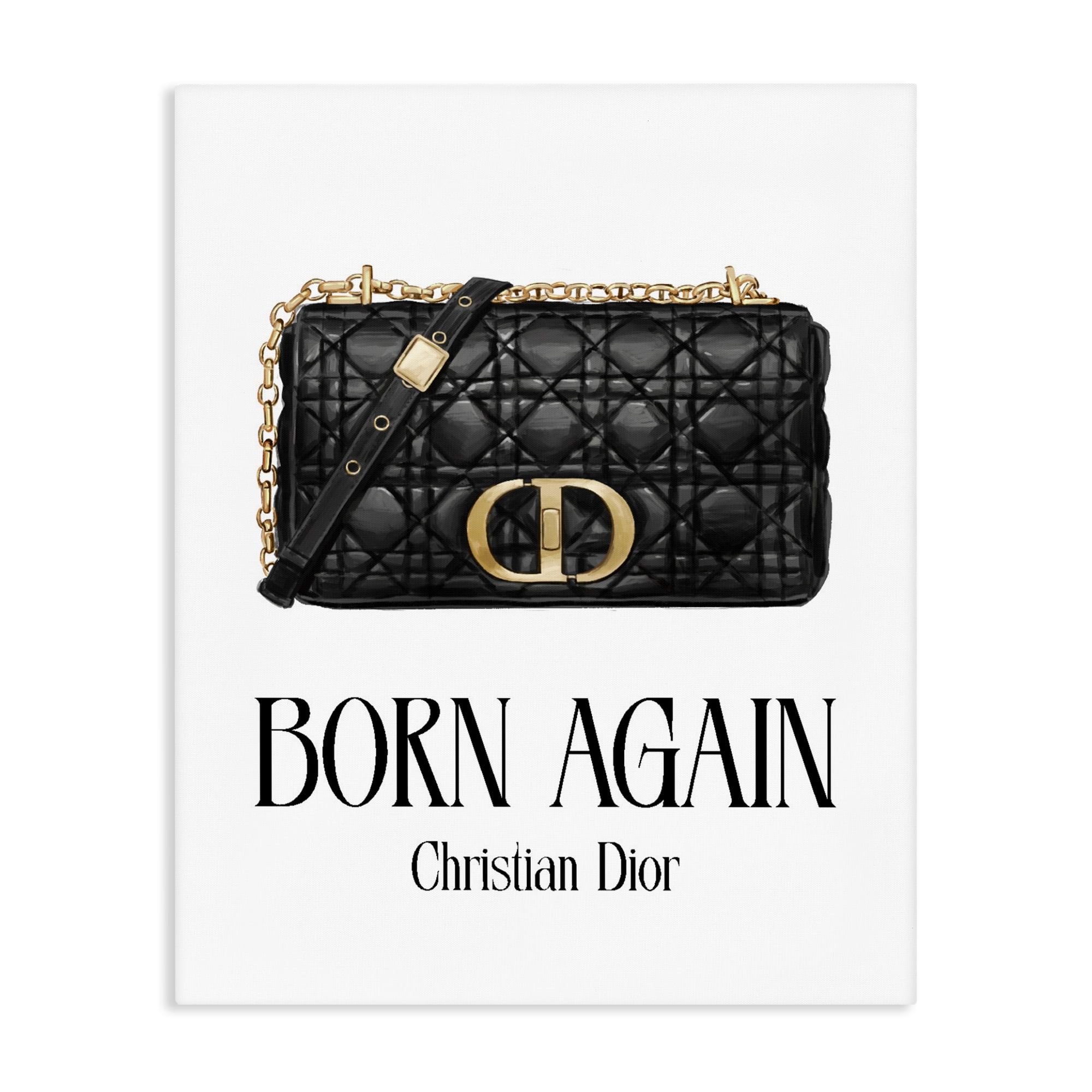 Stupell Industries Born Again Christian Bag Canvas Wall Art, design by Ziwei Li