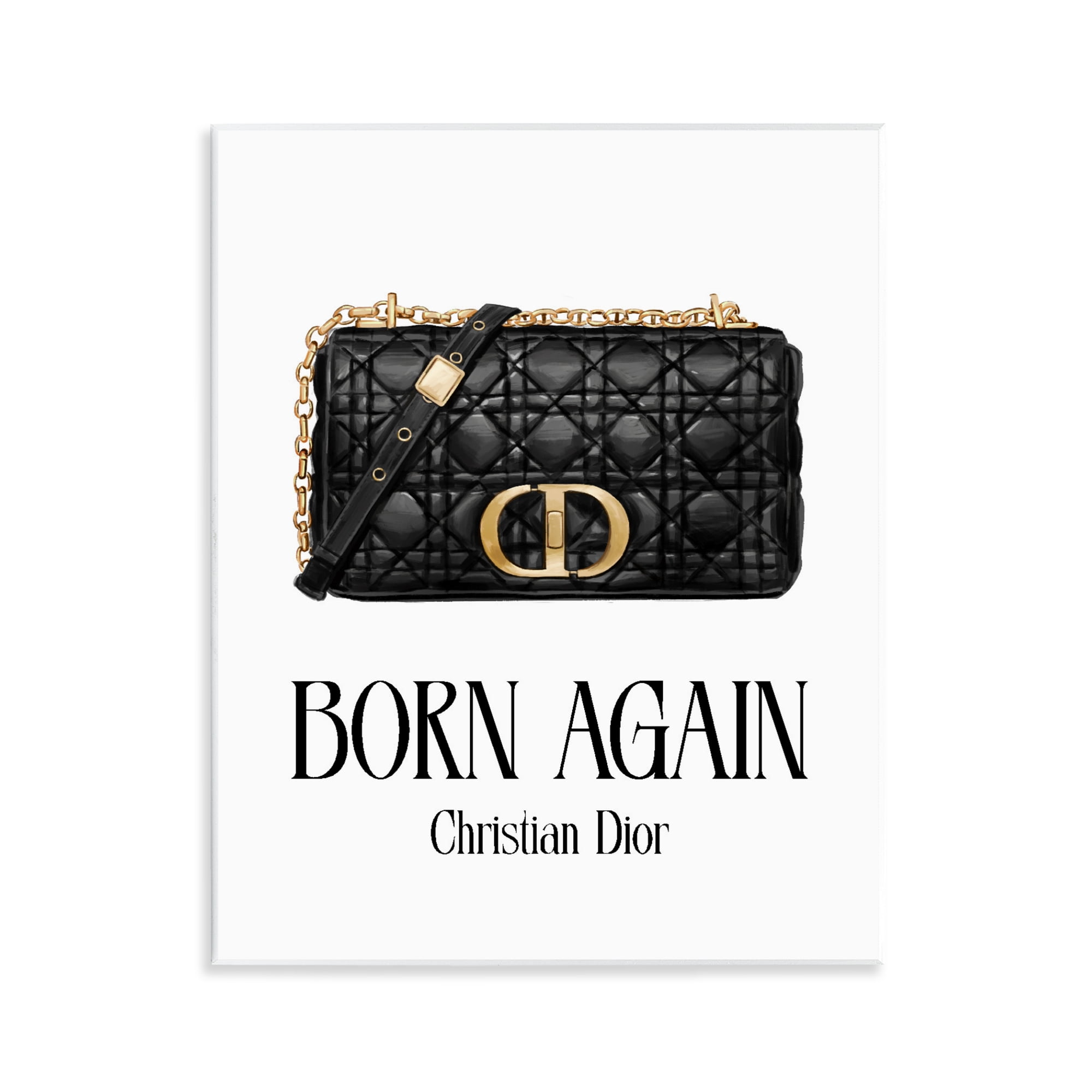 Stupell Industries Born Again Christian Bag Wall Plaque Art, design by Ziwei Li