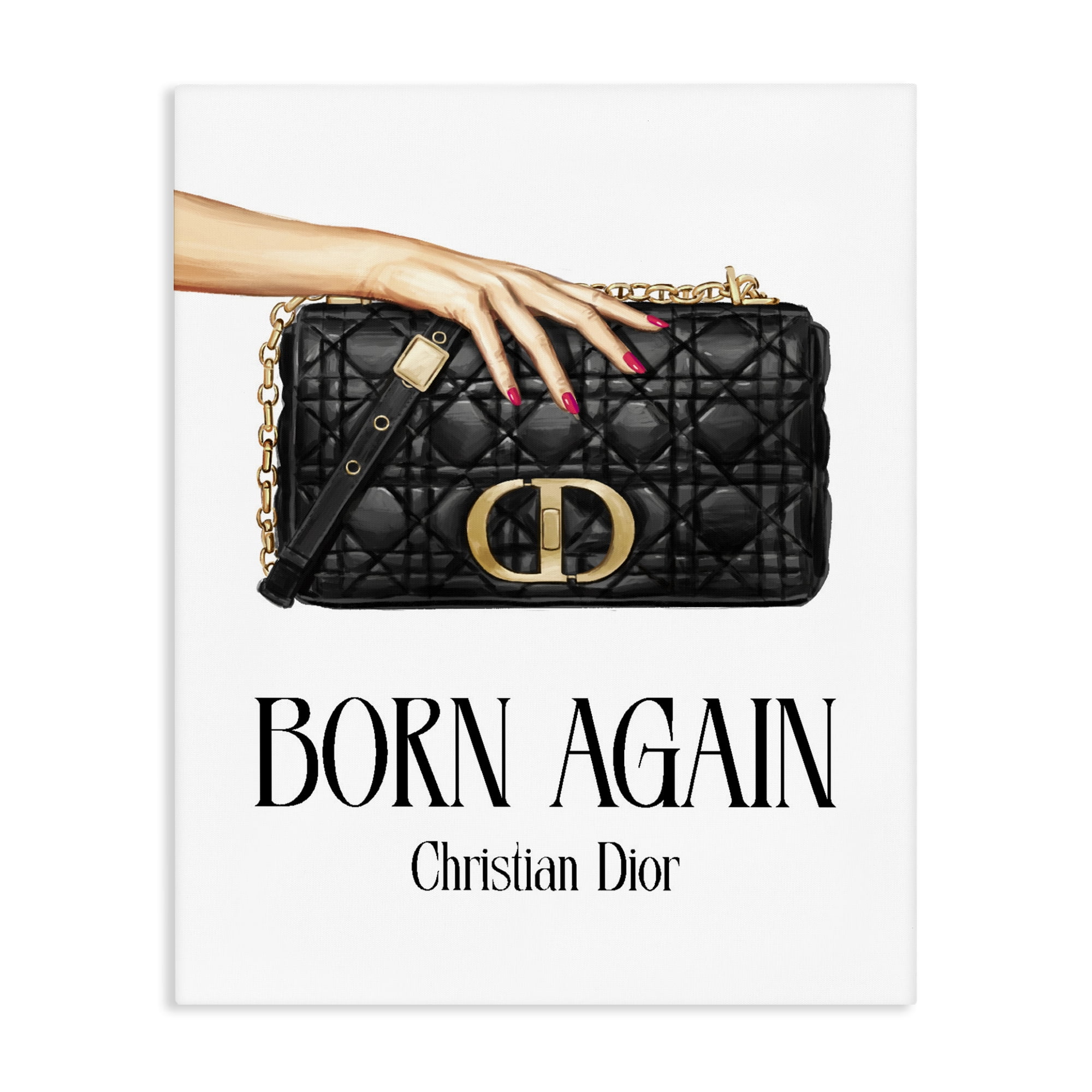 Stupell Industries Born Again Christian Luxury Canvas Wall Art, design by Ziwei Li
