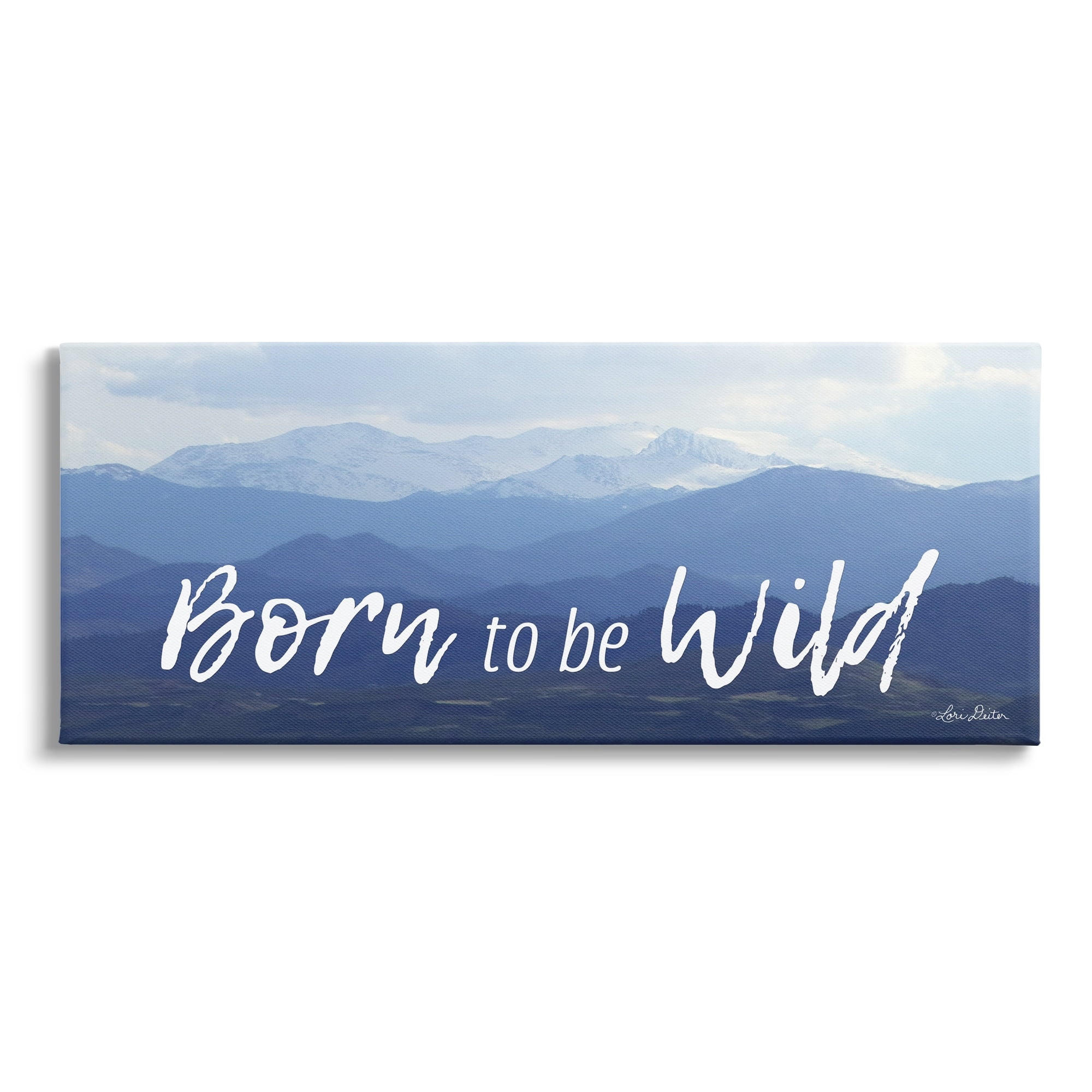 Stupell Industries Born to be Wild Outdoor Adventure Panoramic Sky,24 x 10, Design by Lori Deiter