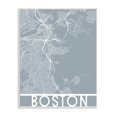 thumbnail image 1 of Stupell Industries Boston City Street Outline Urban Massachusetts Transportation Grid, 13 x 19, Design by Daphne Polselli, 1 of 6