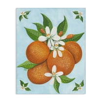 Stupell Industries Botanical Citrus Oranges Food & Beverage Painting Wrapped Canvas Canvas Art Print Wall Art, 16 x 20