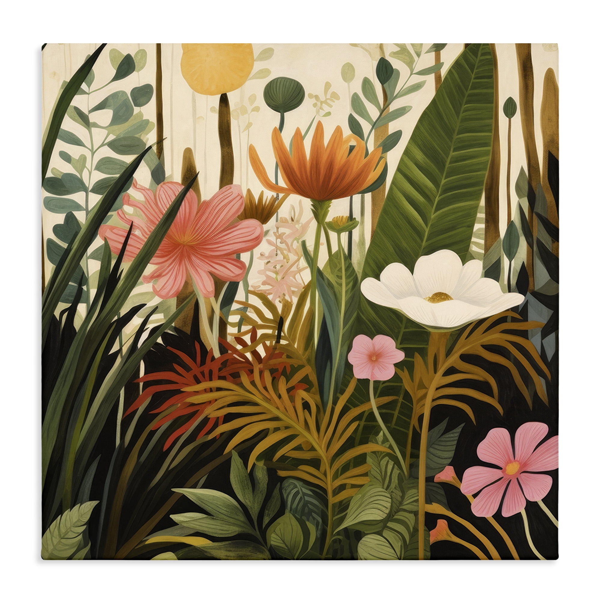 Stupell Industries Botanical Embrace in the Jungle Canvas Wall Art, design by Lazar Studio