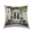 thumbnail image 1 of Stupell Industries Botanical French Doors Decorative Printed Throw Pillow, 18 x 18, 1 of 5