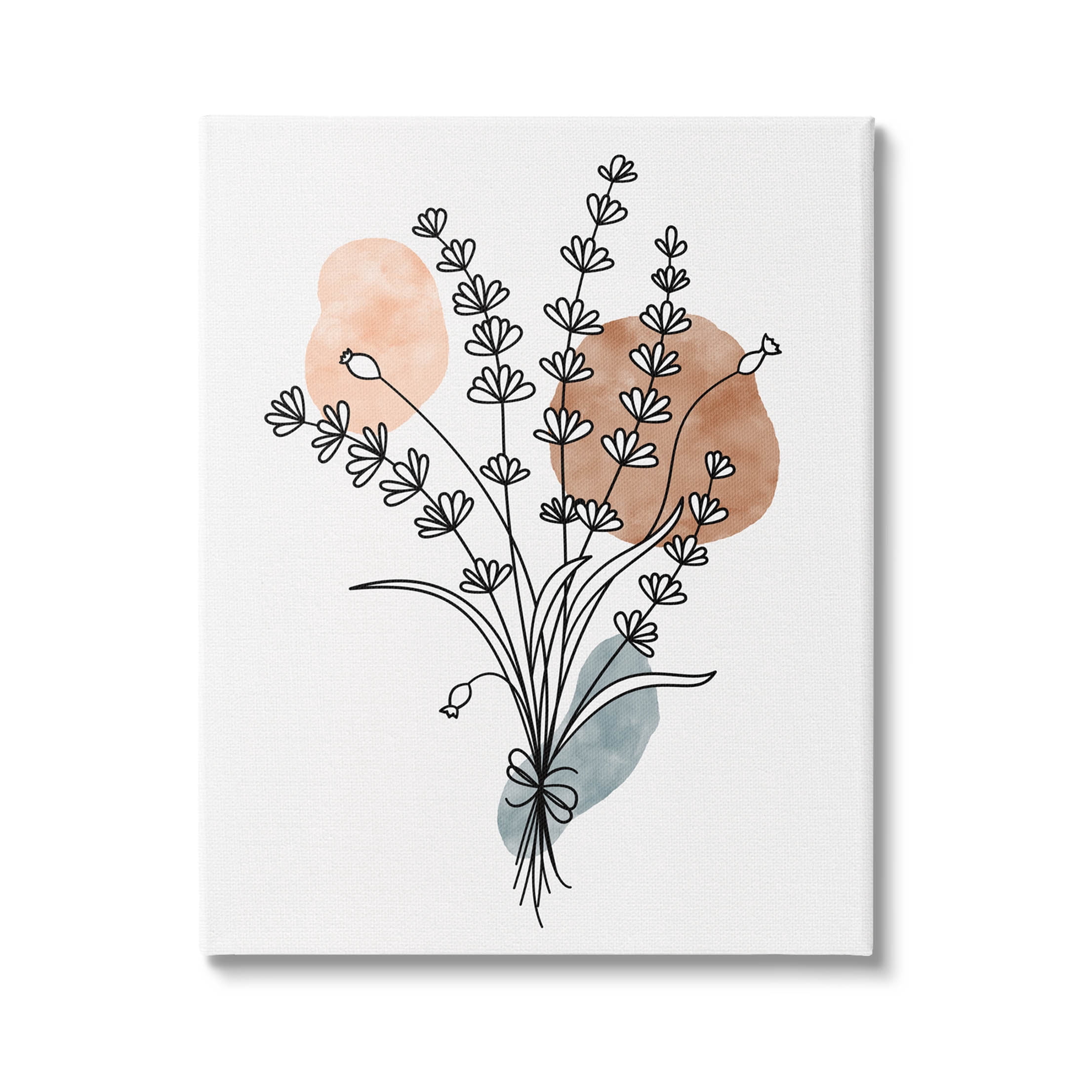 Stupell Industries Botanical Herb Sprig Bunches Graphic Art Gallery Wrapped Canvas Print Wall Art, Design by JJ Design House LLC