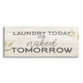 thumbnail image 1 of Stupell Industries Botanical Laundry Sign Text Typography Funny Quote Canvas Wall Art, 24 x 10, Design by Kim Allen, 1 of 5