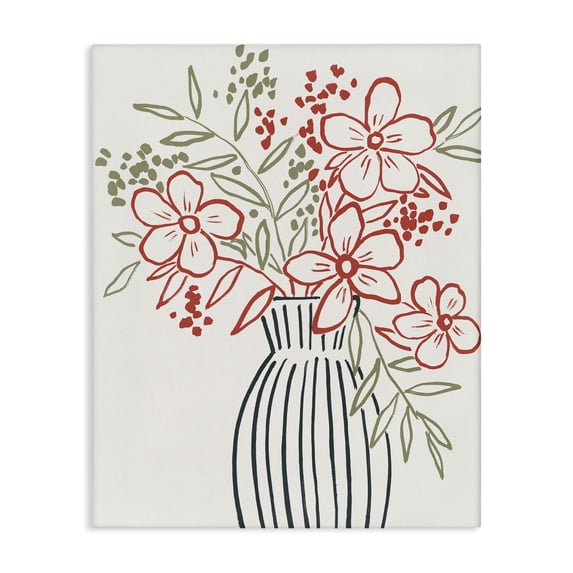Stupell Industries Botanical Simplicity Bouquet Canvas Wall Art design by Aria K., 30 x 24