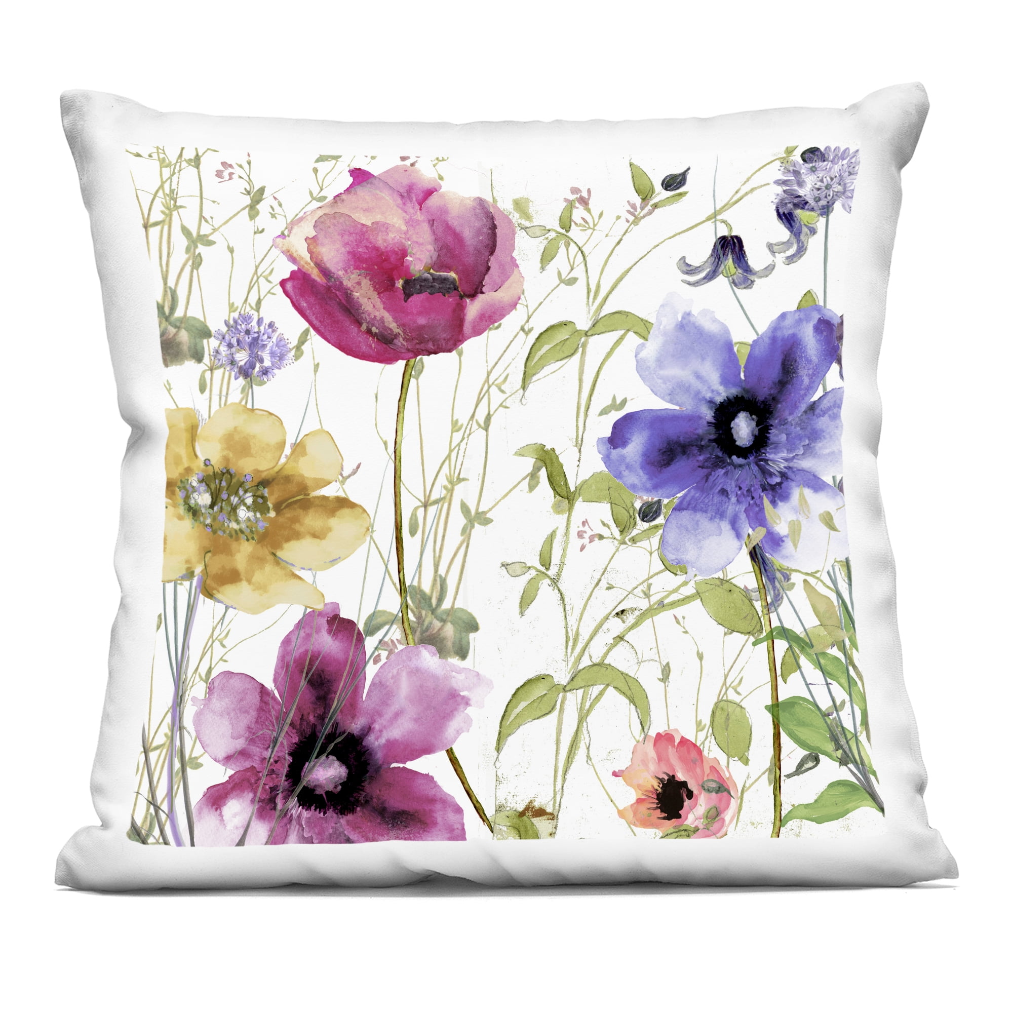 Stupell Industries Botanical Spring Garden Blooms Decorative Printed Throw Pillow, design by Sasha