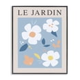 thumbnail image 1 of Stupell Industries Bohemian Bouncing Floral Le Jardin Black Framed Giclee Art, 24 x 30, by Anna Quach, 1 of 8
